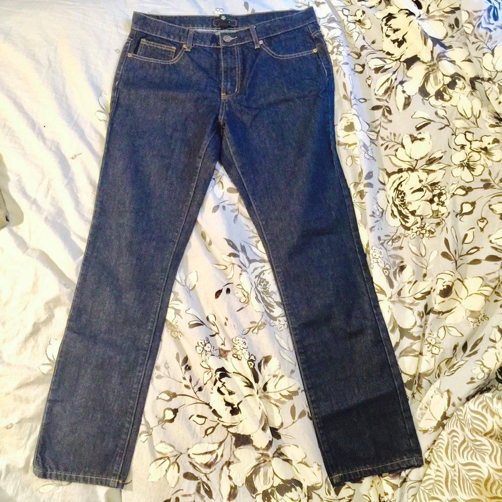 21Men Dark Wash Skinny Jean Pants